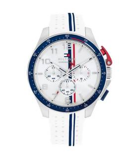 Reloj Tommy Hiflgier Bank Blanco y Azul