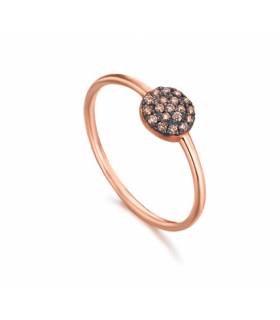 Sortija Lecarré Oro 18K Rosé Diamantes
