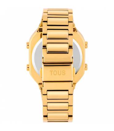 Reloj Tous digital con brazalete de acero IPG dorado y caja con leds D-BEAR