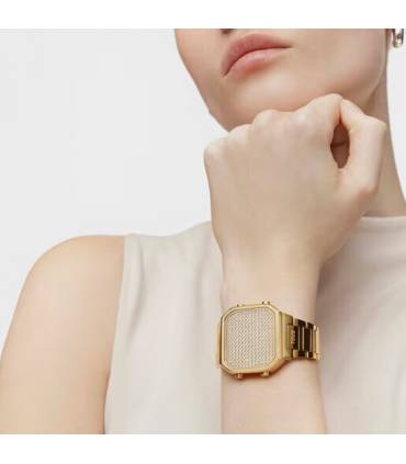 Reloj Tous digital con brazalete de acero IPG dorado y caja con leds D-BEAR