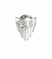 Gemelos en Plata de Ley Oficial Escudo Sevilla F.C