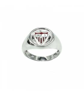 Sello Plata de Ley Escudo Sevilla F.C Esmaltado