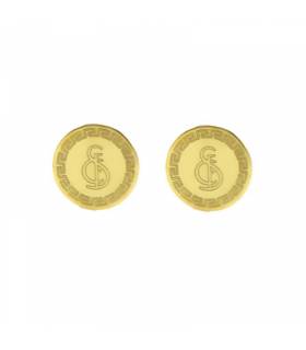 Pendientes Plata de Ley Chapado Sevills F.C