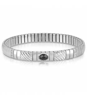 Pulsera Fina Nomination Extensible con Piedra Oval