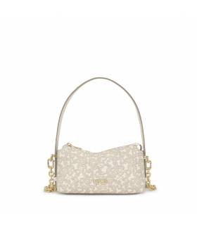 Minibolso Tous beige Kaos Mini Lines