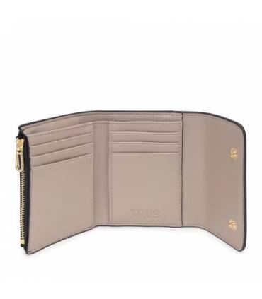 Cartera Tous Flap gris oscuro Kaos Icon