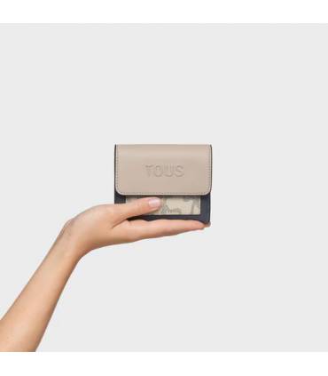 Cartera Tous Flap gris oscuro Kaos Icon