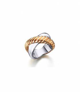 Anillo LeCarré Gallón Bicolor
