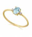 Sortija Lecarré Topacio Azul & Diamantes