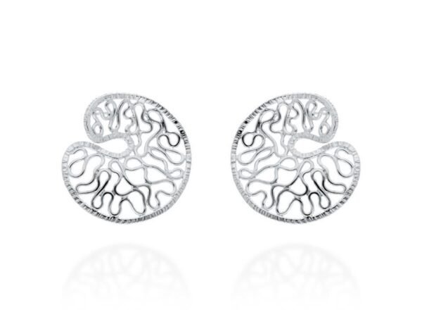 Pendientes Pequeños Highline Plata rodio