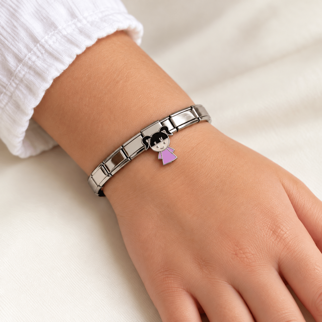 Pulsera Nomination acero niña, vista 2