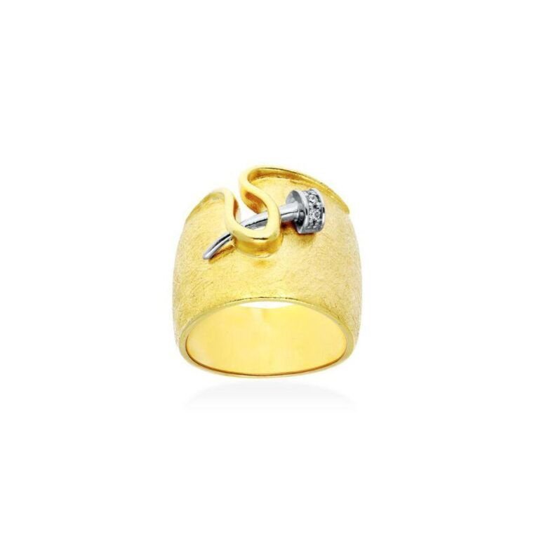 Sortija Silk Plata Dorada