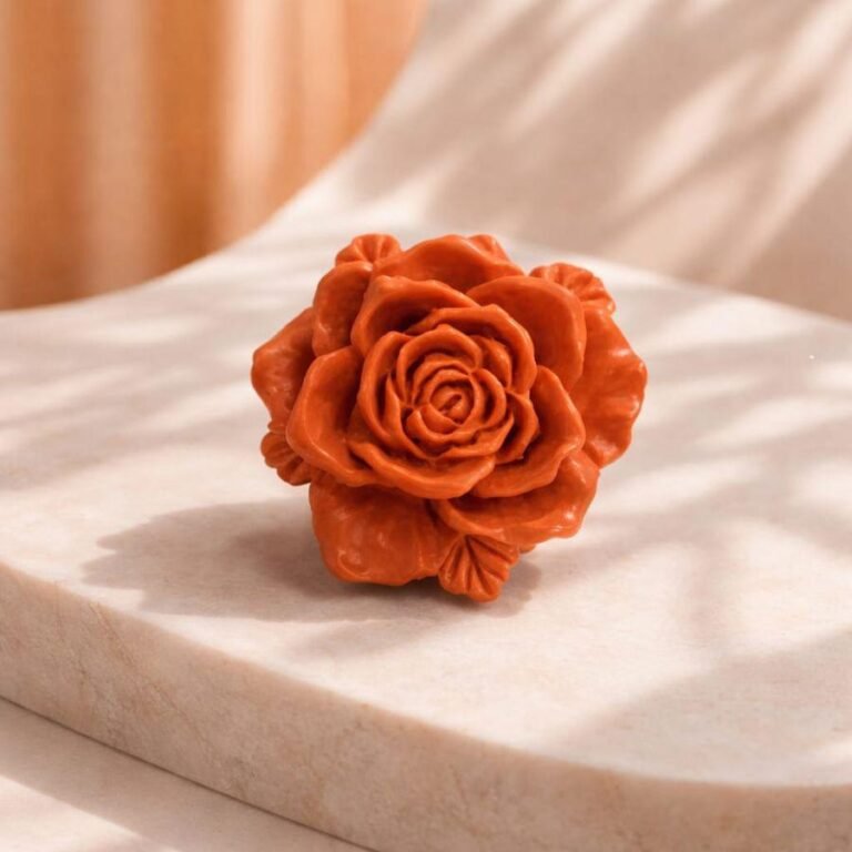 Broche Flor Coral