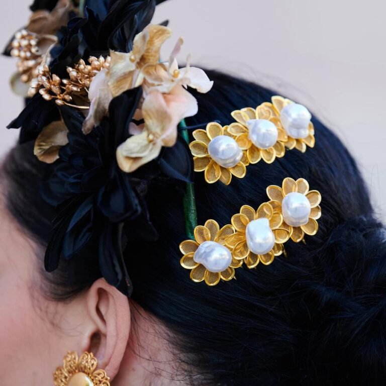 Peinecillo Flamenca Dorado