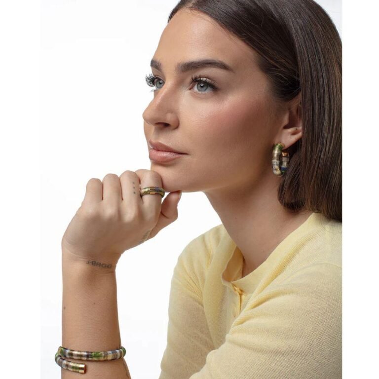 Anillo Viceroy Laura Escanes Tubogas Azul y Verde