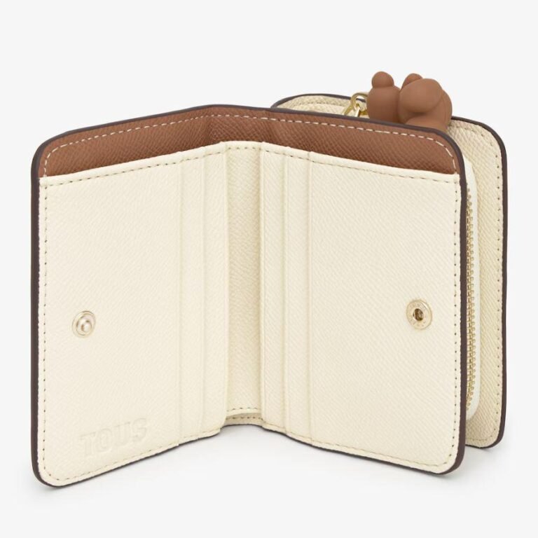 Billetera Doble TOUS Audree Moca Beige