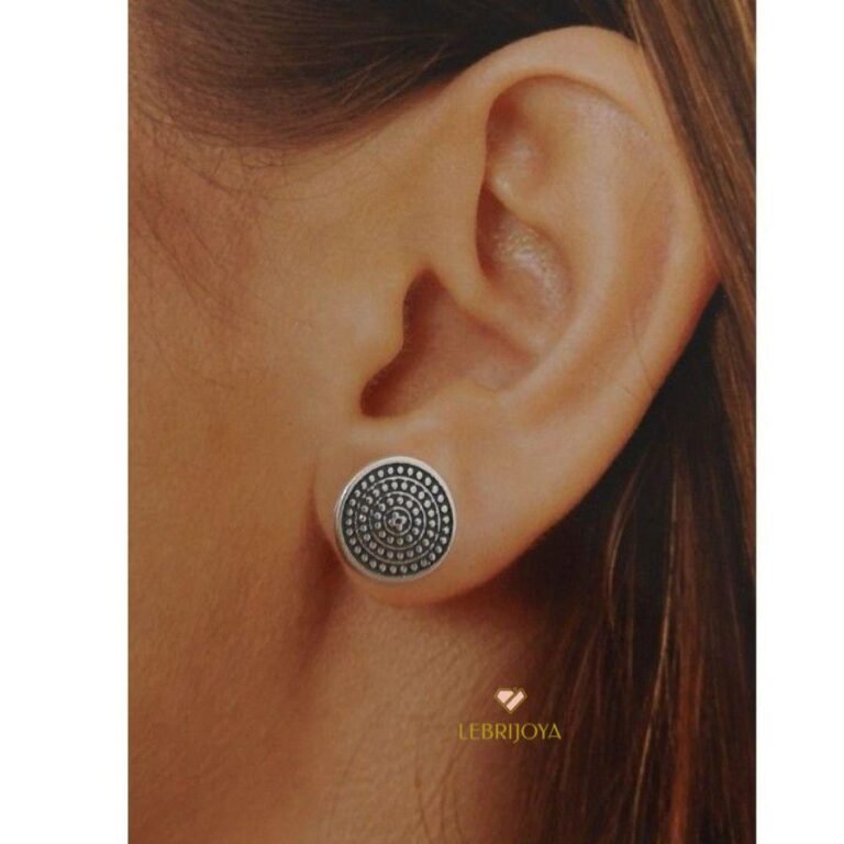 Pendientes de Plata Envejecida