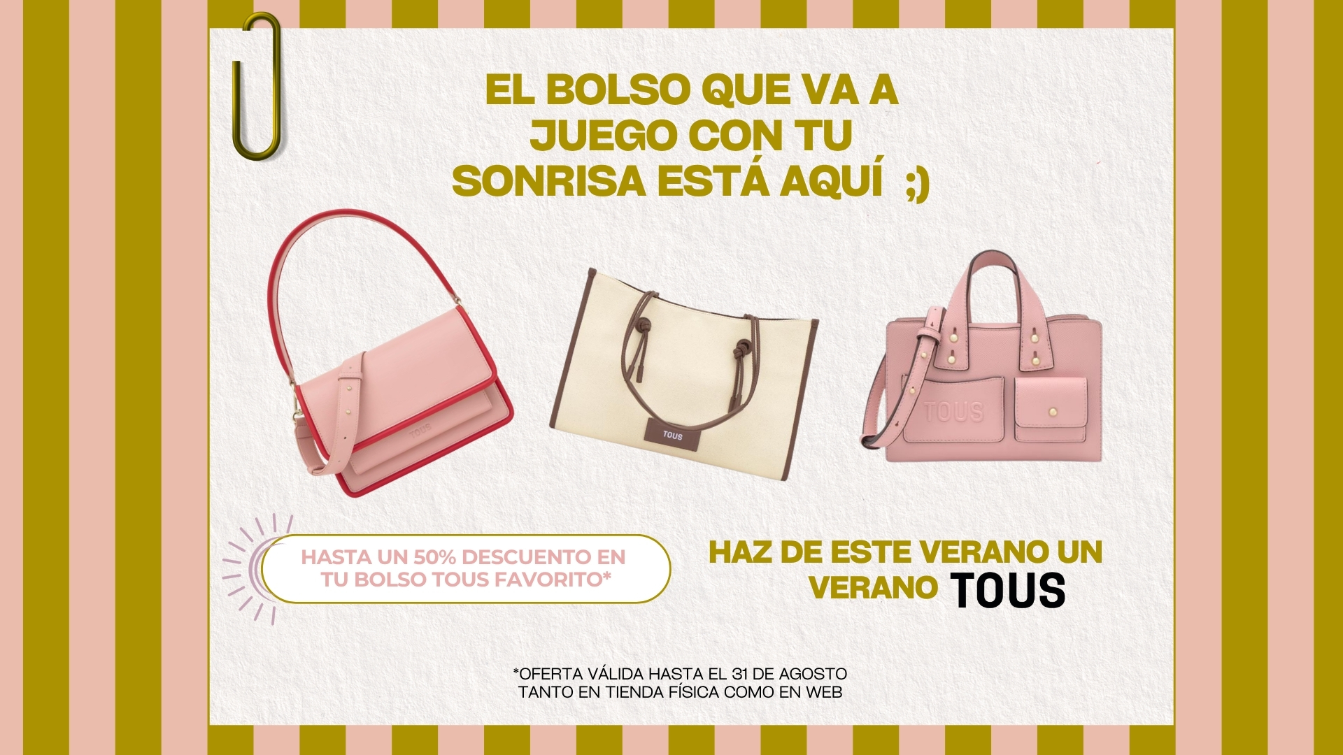 Banner bolsos Tous Banner bolsos Tous