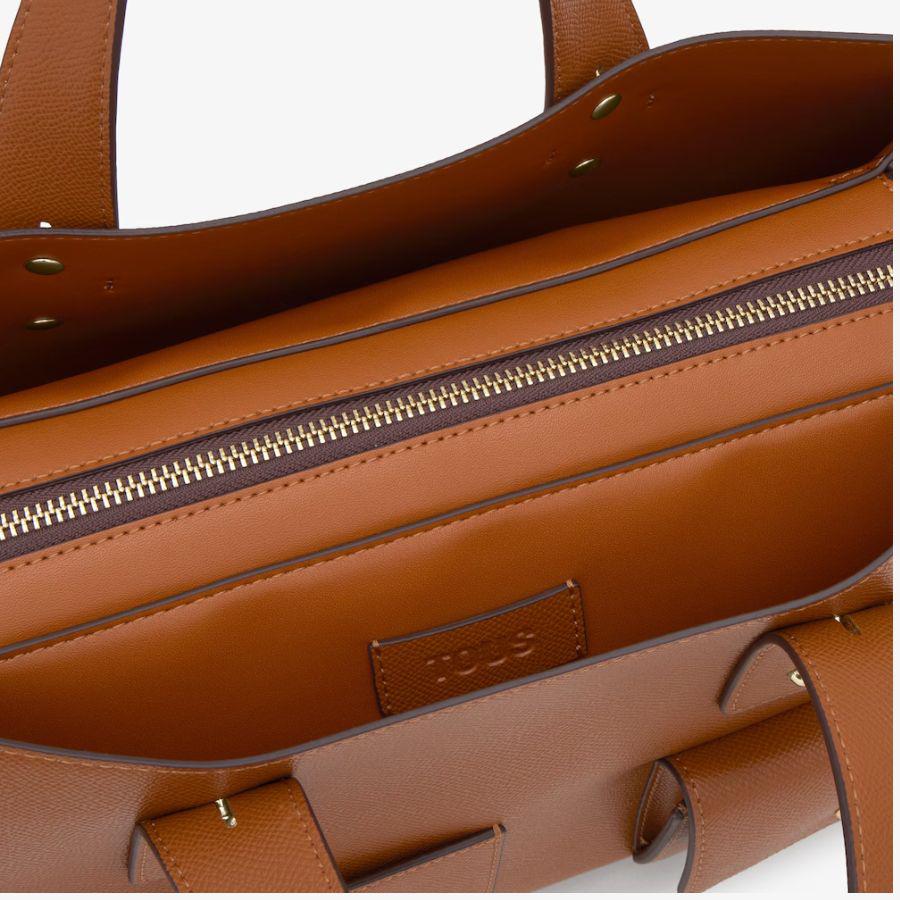 Bolso Bowling Mediano TOUS Back to Basics Camel