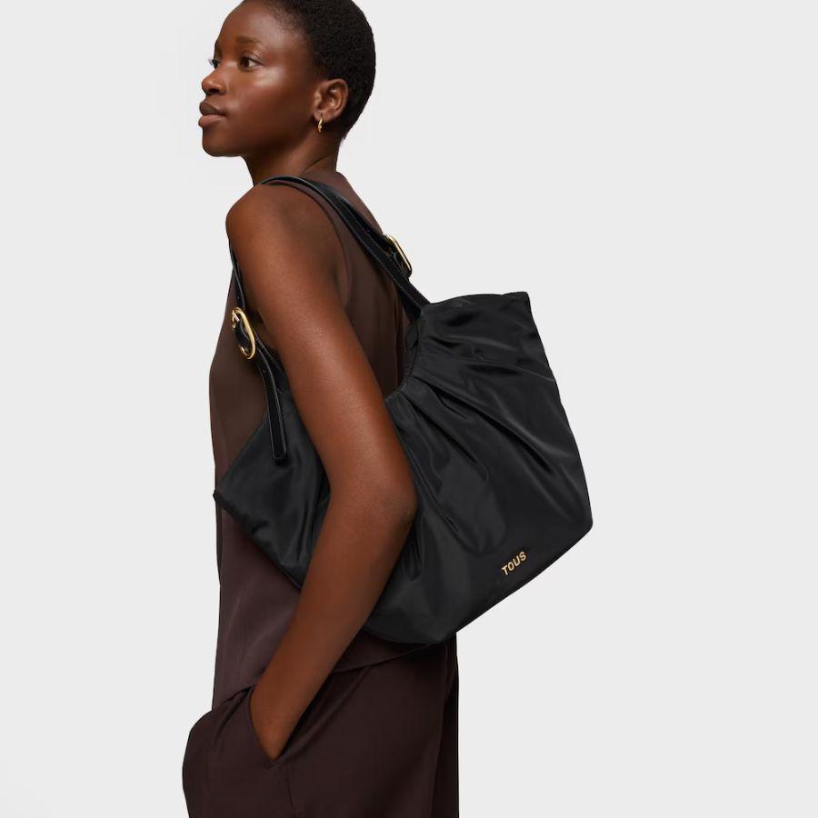 Bolso Capazo Mediano TOUS Travel Negro
