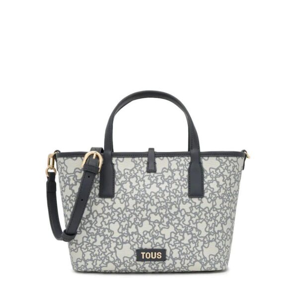 Capazo Tous Mini New Double - Way -Gris