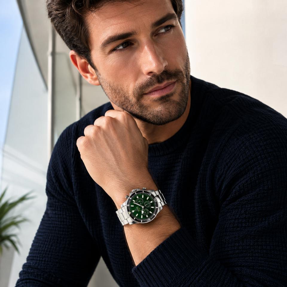 Reloj Jaguar J888/5 Hombre Híbrido Verde Negro