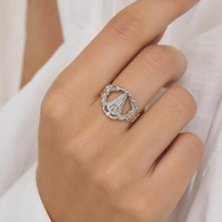 Anillo Virgen del Rocío plata 925