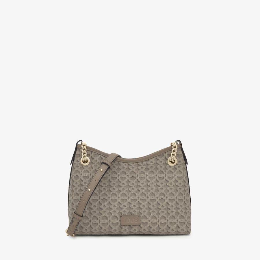 Bolso bandolera mediano topo oscuro TOUS Infinity, vista 2