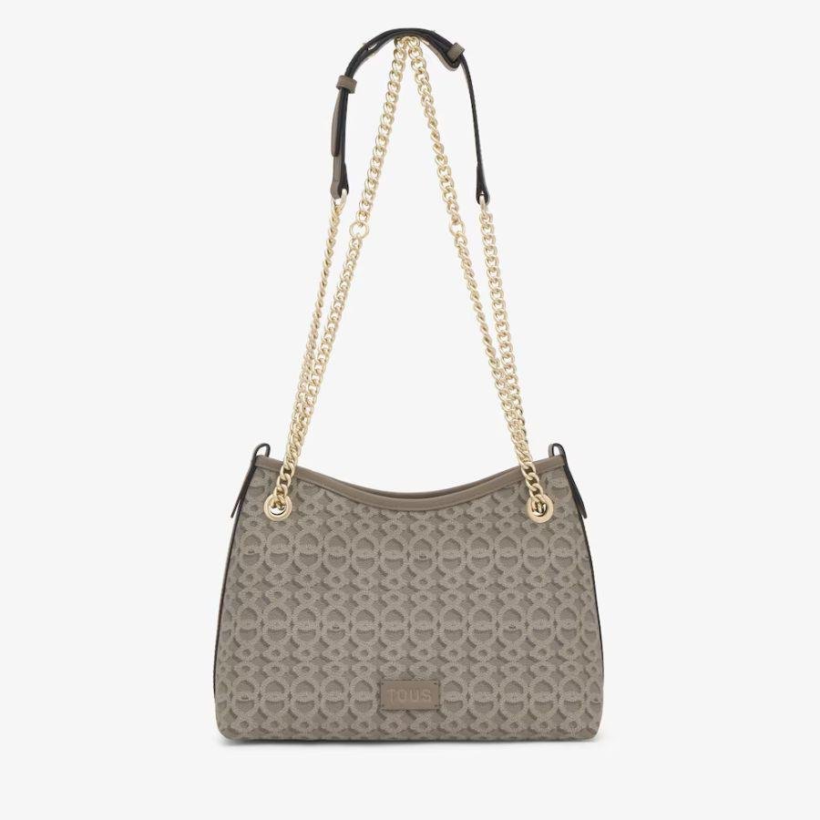 Bolso bandolera mediano topo oscuro TOUS Infinity en Lebrijoya