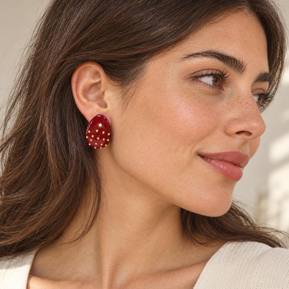 Pendientes Gota Pasta Y Golfi