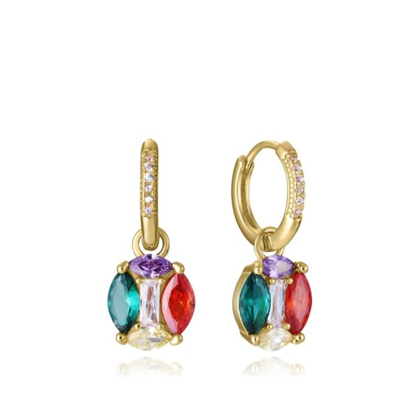 Pendientes Viceroy Plata Chapado Multicolor