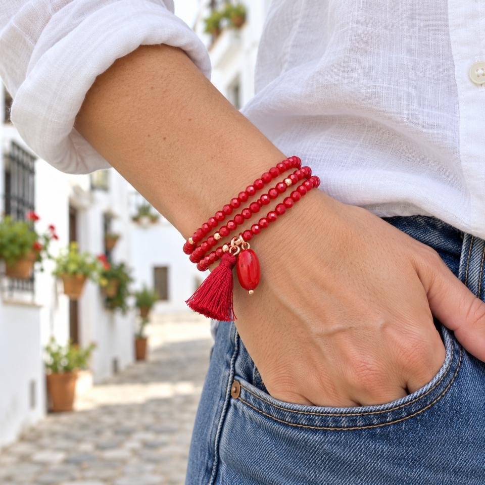 Pulsera Marina García Roja