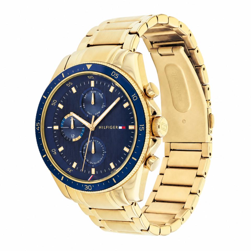 Reloj Hombre Tommy Hilfiger Acero Dorado Esfera Az