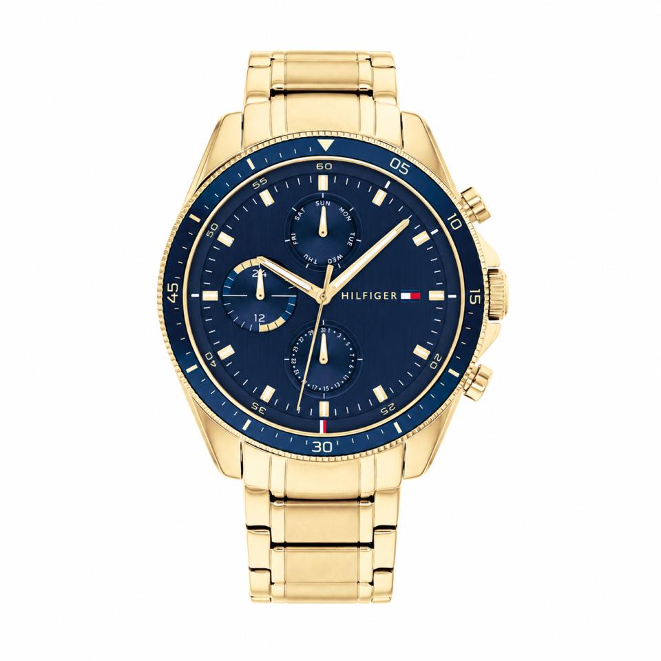 Reloj Hombre Tommy Hilfiger Acero Dorado Esfera Az