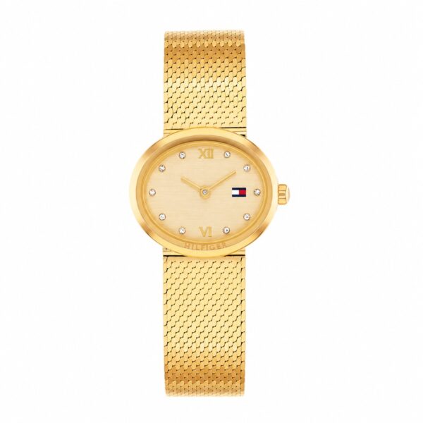 Reloj Tommy Hilfiger Moira Malla Dorado