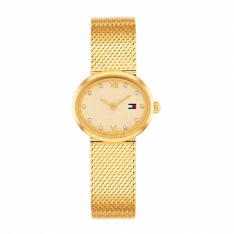 Reloj Tommy Hilfiger Moira Malla Dorado