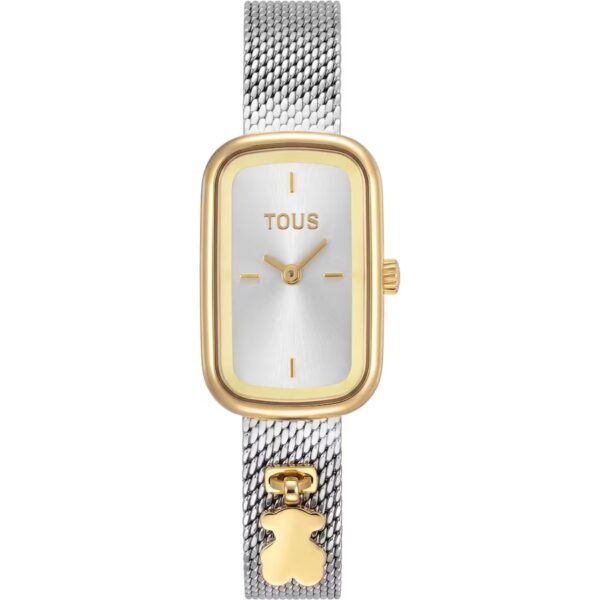 Reloj TOUS Bicolor Malla Oso Colgando