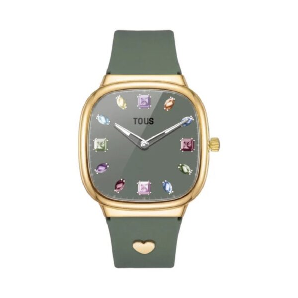 Reloj Tous D-CONNECT NW Charms IPG Silicona Verde