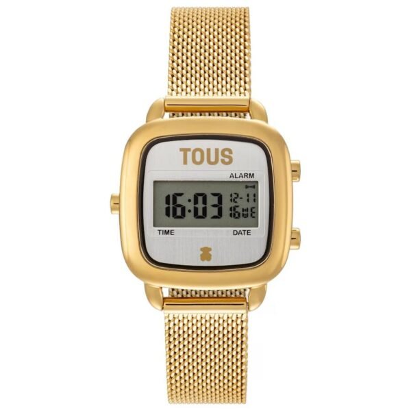 Reloj digital TOUS D-Logo Mini De Acero Dorado